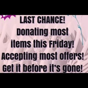 Removing all items friday